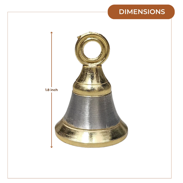 Brass Pooja Bell dimensions