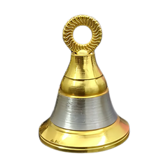 Brass Pooja Bell with Ring Handle (Medium)