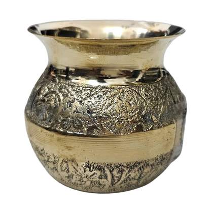 Brass Pooja Kalash front view