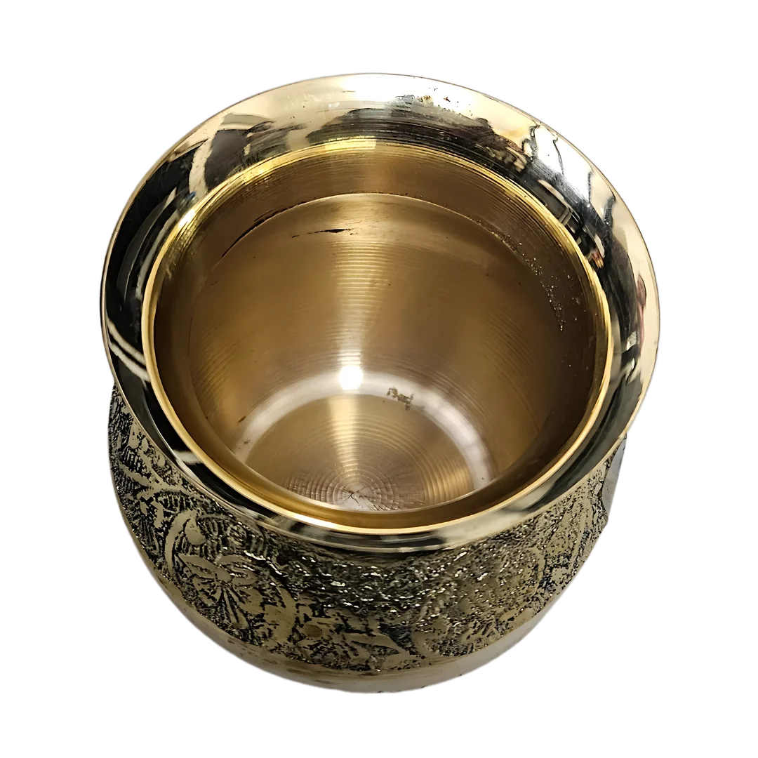 Brass Pooja Kalash top view