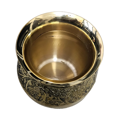 Brass Pooja Kalash top view