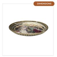Brass Pooja Plate dimensions