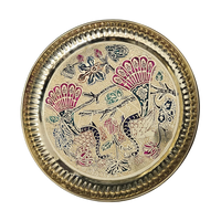 Brass Pooja Plate top view