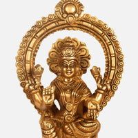 Antique Brass Lakshmi Ganesha Idol 3