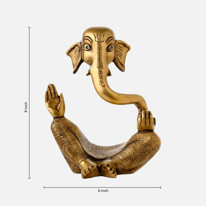 Ganesha Brass Idol