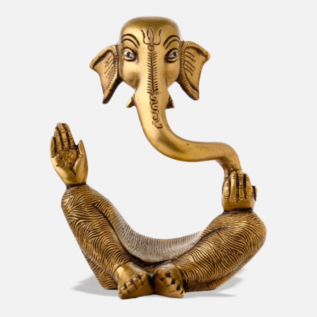 Ganesha Brass Idol