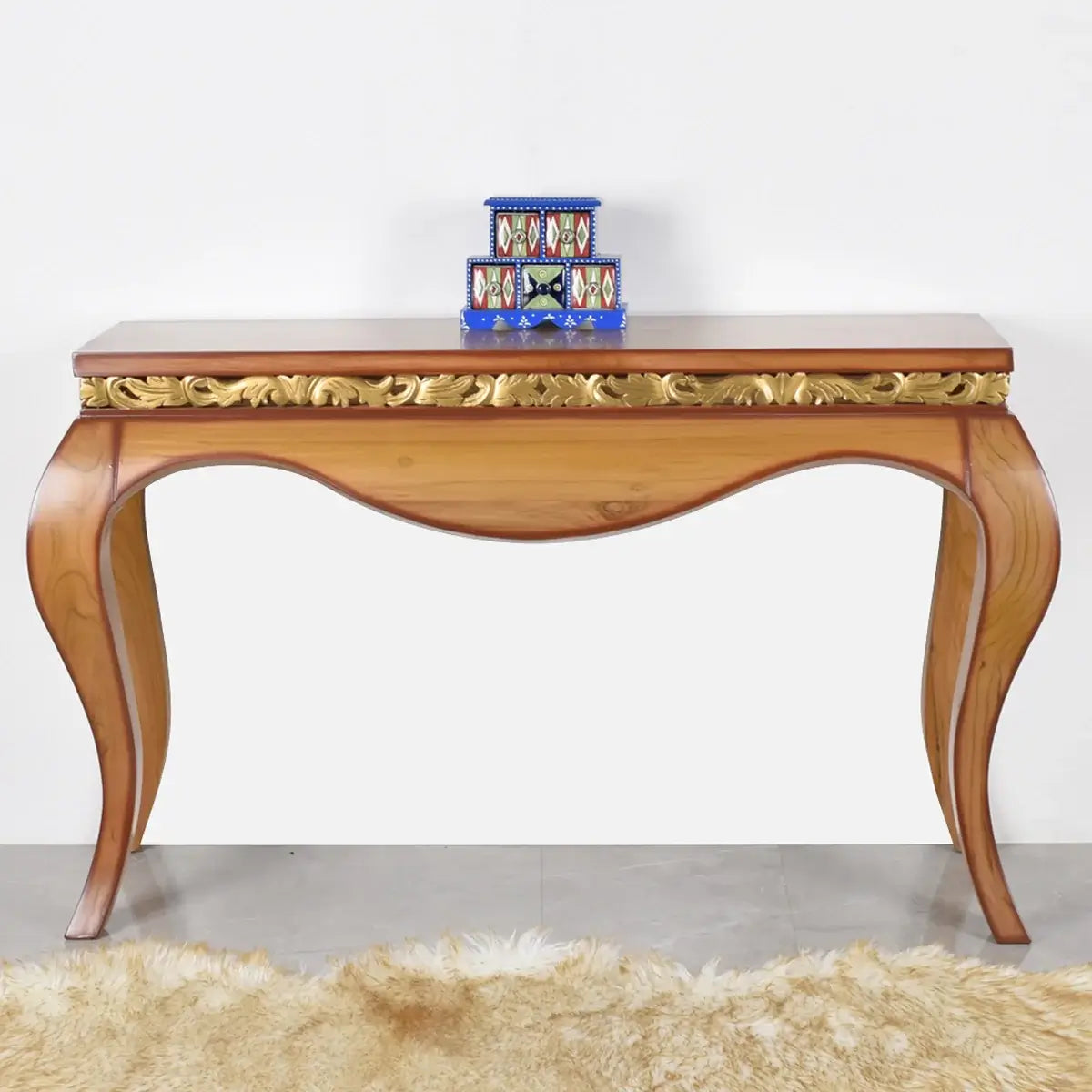 Cazalu Solid Wood Console Table Teak - 8