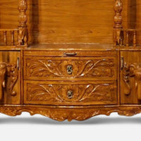 Chitraksha Teak Wood Mandap (Teak) close view