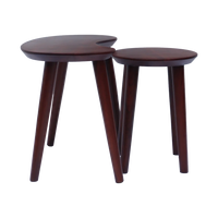 Convo Teak Wood Coffee Table (Brown)