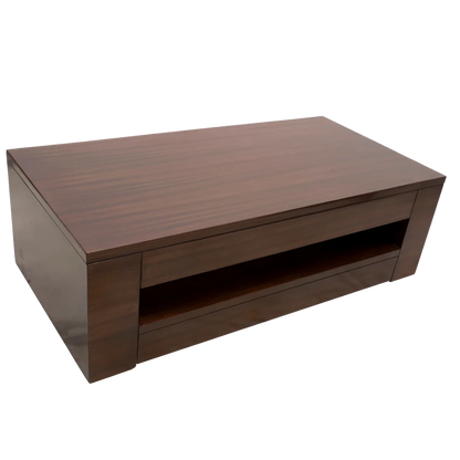 Cubic Teak Wood Centre Table (Brown)