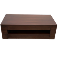 Cubic Teak Wood Centre Table Front view
