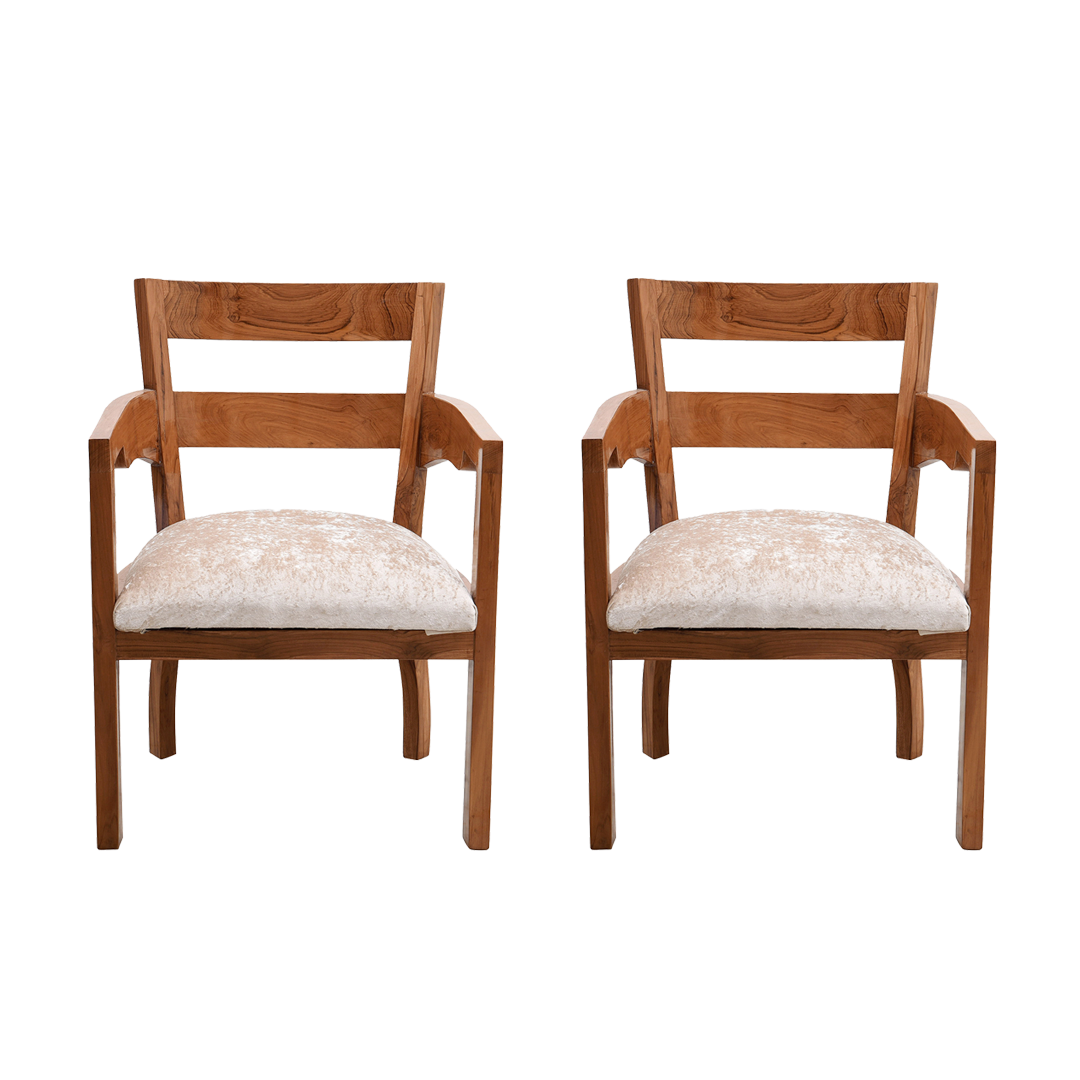 Projakto Solid Wood Living Room Chair (Teak)