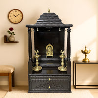 Dakshina Teak Wood Mandap (Dark Brown) lifesyle view