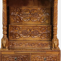 Dakshinaalaya Teak Wood Mandap (Teak) Zoom View