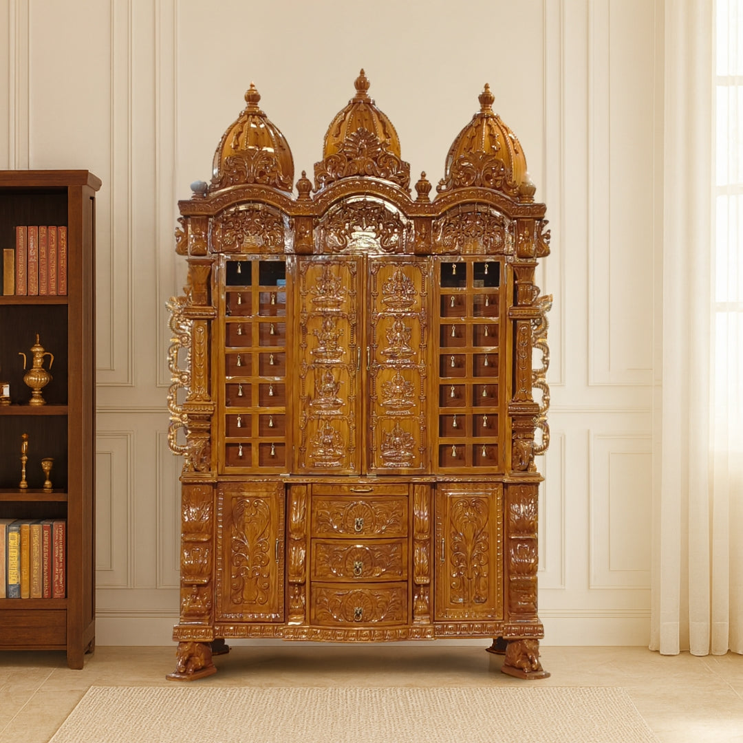   Deepmala Teak Wood Mandap (Teak) lifestyle view 