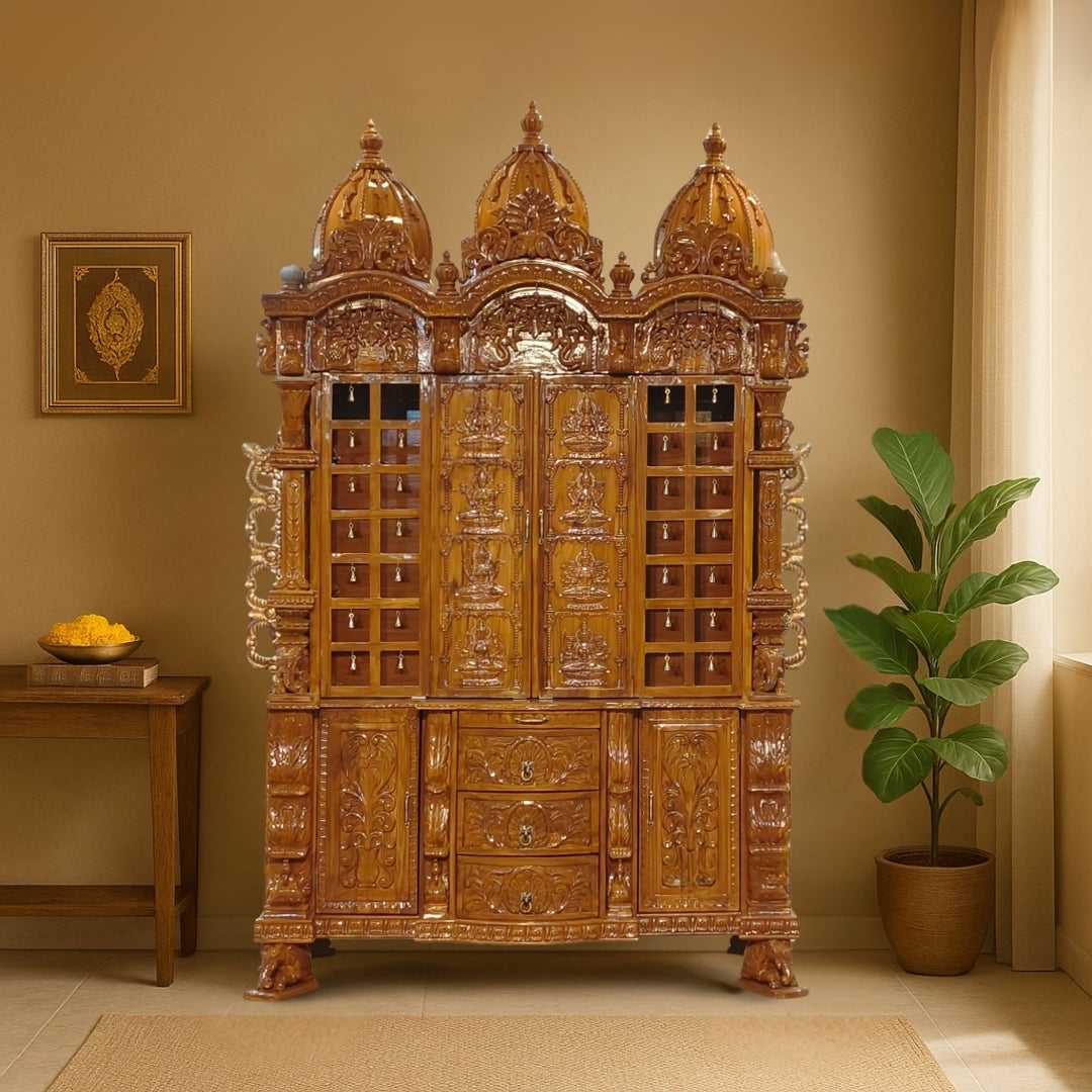 Deepmala Teak Wood Mandap (Teak) lifestyle view 