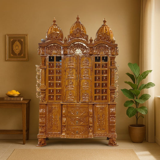 Deepmala Teak Wood Mandap (Teak) lifestyle view 