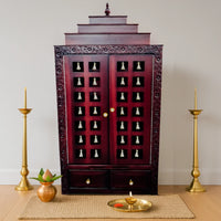 Devalaya Teak Wood Mandir (Brown) life style view