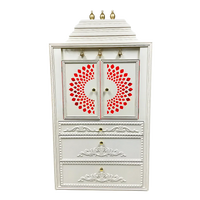 Devashala Teak Wood Mandap (White) front view