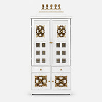 Devkosh Teak Wood Mandap (White) front image