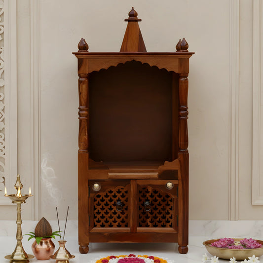 Devrekha Teak Wood Mandir (Teak) lifestyle view 