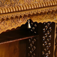 Dharmika Teak Wood Mandap (Teak) close view