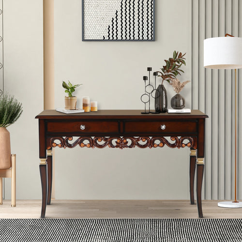 Dignify Solid Wood Console Table lifestyle view