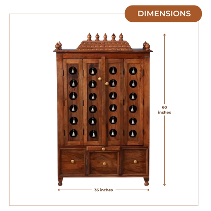 Divyarth Teak wood Mandap Teak Dimensions