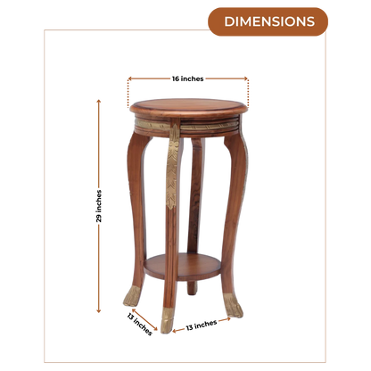 Dimensions of Regal Teak Wood Planter Table (Teak)