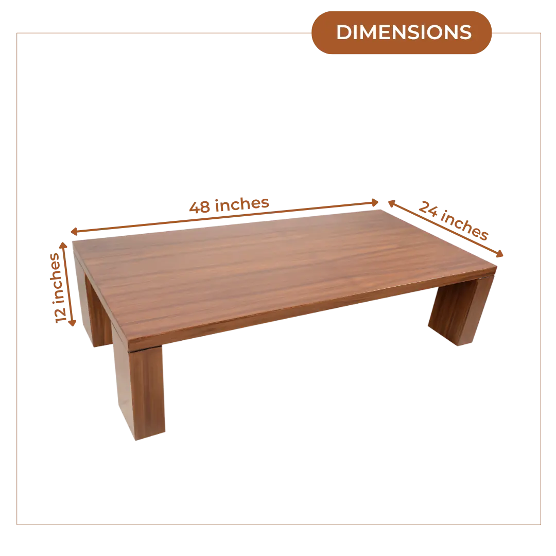 Dimensions of Lustre Teak Wood Centre Table (Teak)