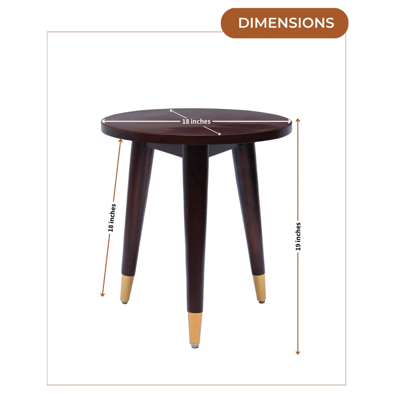 Dimensions of Zenith Teak Wood Coffee Table (Brown)