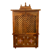 Divantra Teak Wood Mandap  (Teak) Front view