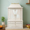 Divya Kosh Teak Wood Mandap (White) lifestyle view