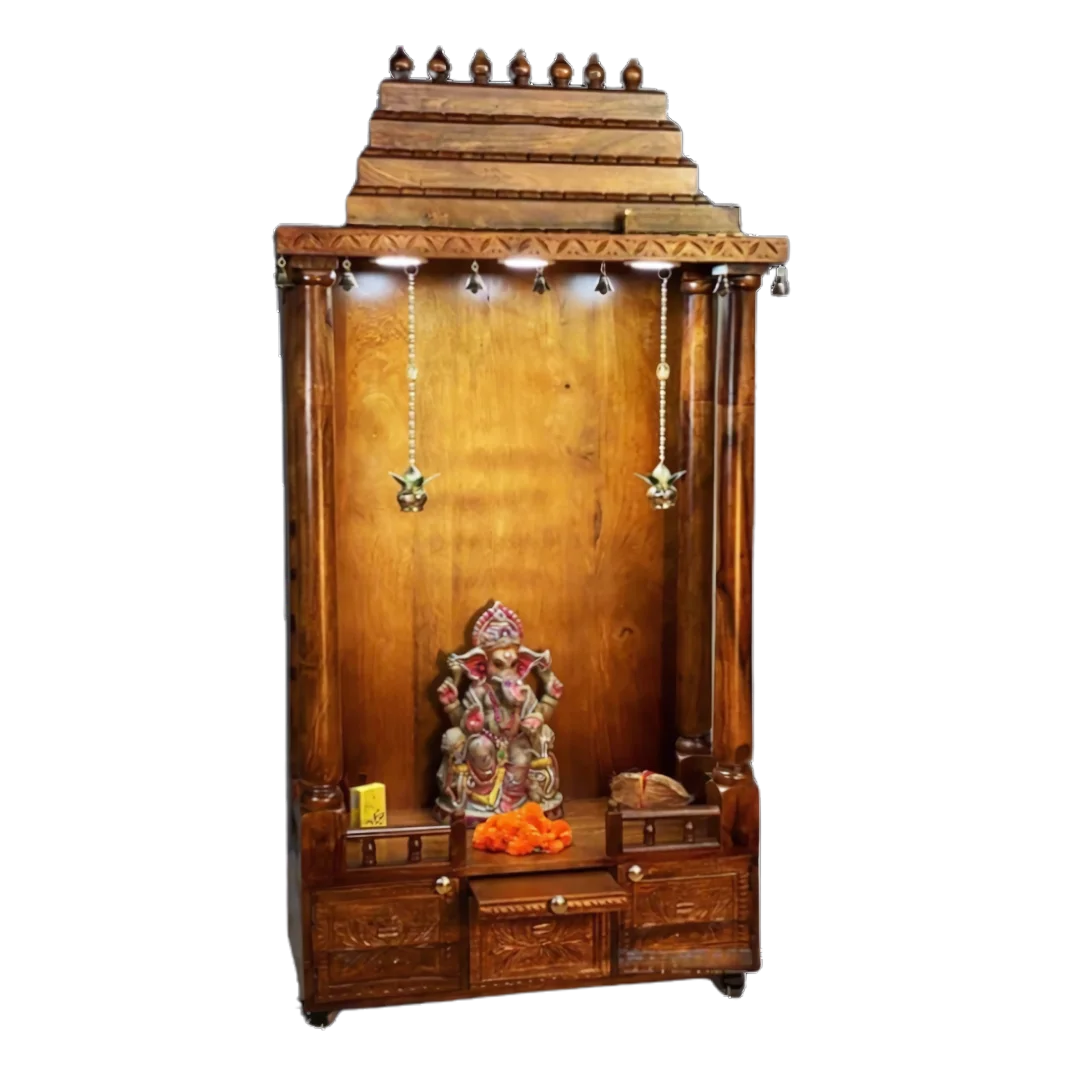 Divyakriti Sheesham Wood Mandap (Teak) Front view