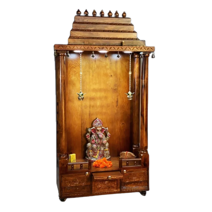 Divyakriti Sheesham Wood Mandap (Teak) Front view