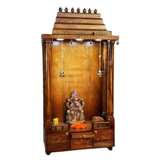 Divyakriti Sheesham Wood Mandap (Teak) Front view
