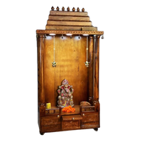 Divyakriti Teak Wood Mandap (Teak) Front view