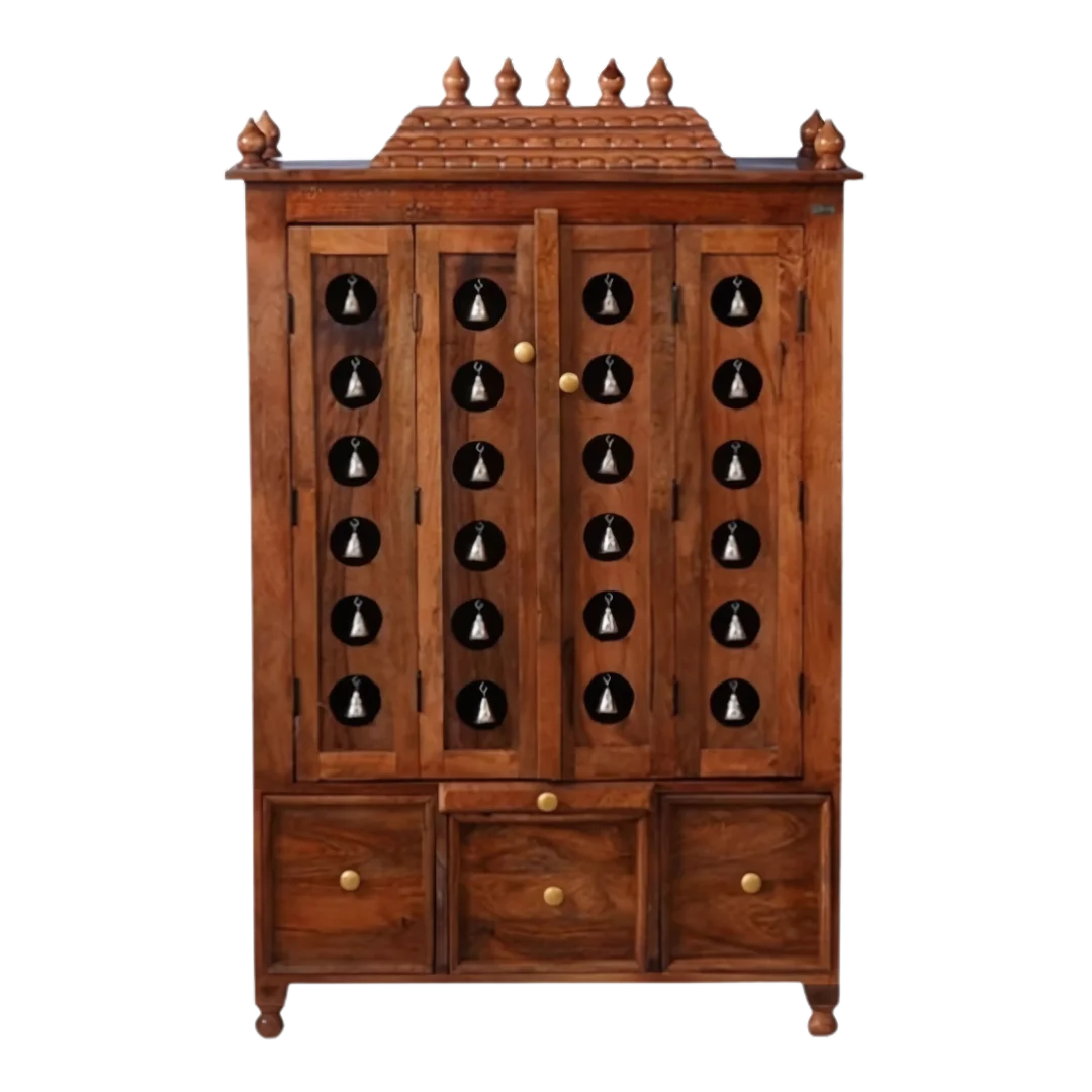 Divyarth Sheesham wood Mandap (Teak) Front view