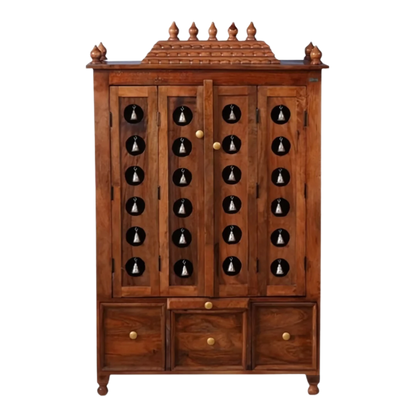 Divyarth Teak wood Mandap (Teak) Front view