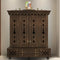 Divyasthal Teak Wood Pooja Mandap with Door (Wenge) lifestyle view