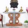 Eleganza Solid Wood Console Table (Teak)
