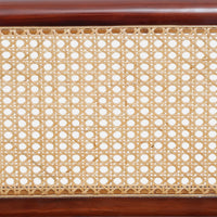 Elvoro Solid Wood Love Sofa (Teak Orange)zoom  view 