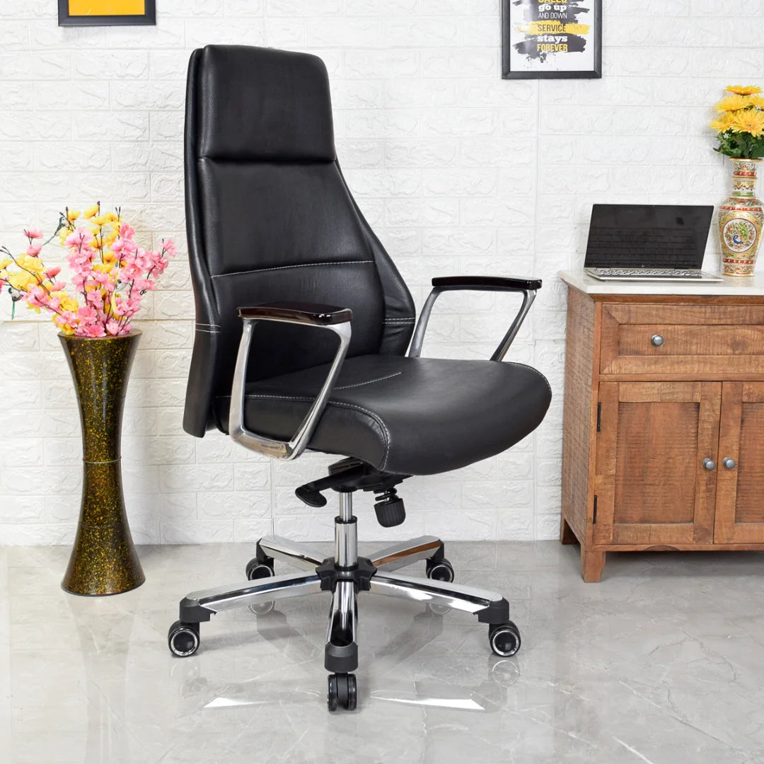 Exotique Recliner Office Executive Chair (Black) Lifestyle View