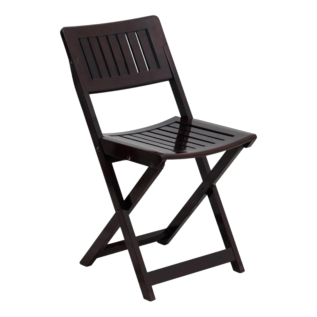 Flecto Solid Wood Living Room Chair side view (Brown)