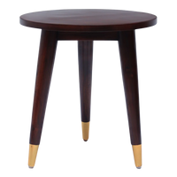 Front View of Zenith Teak Wood Coffee Table (Brown)