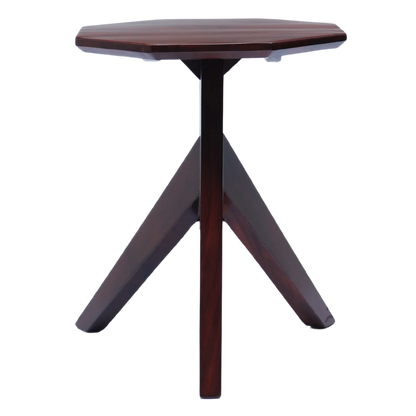 Front View of Hexon Teak Wood Coffee Table (Brown)