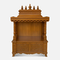 Front view Ratnamaya Teak Wood Mandap (Teak)  