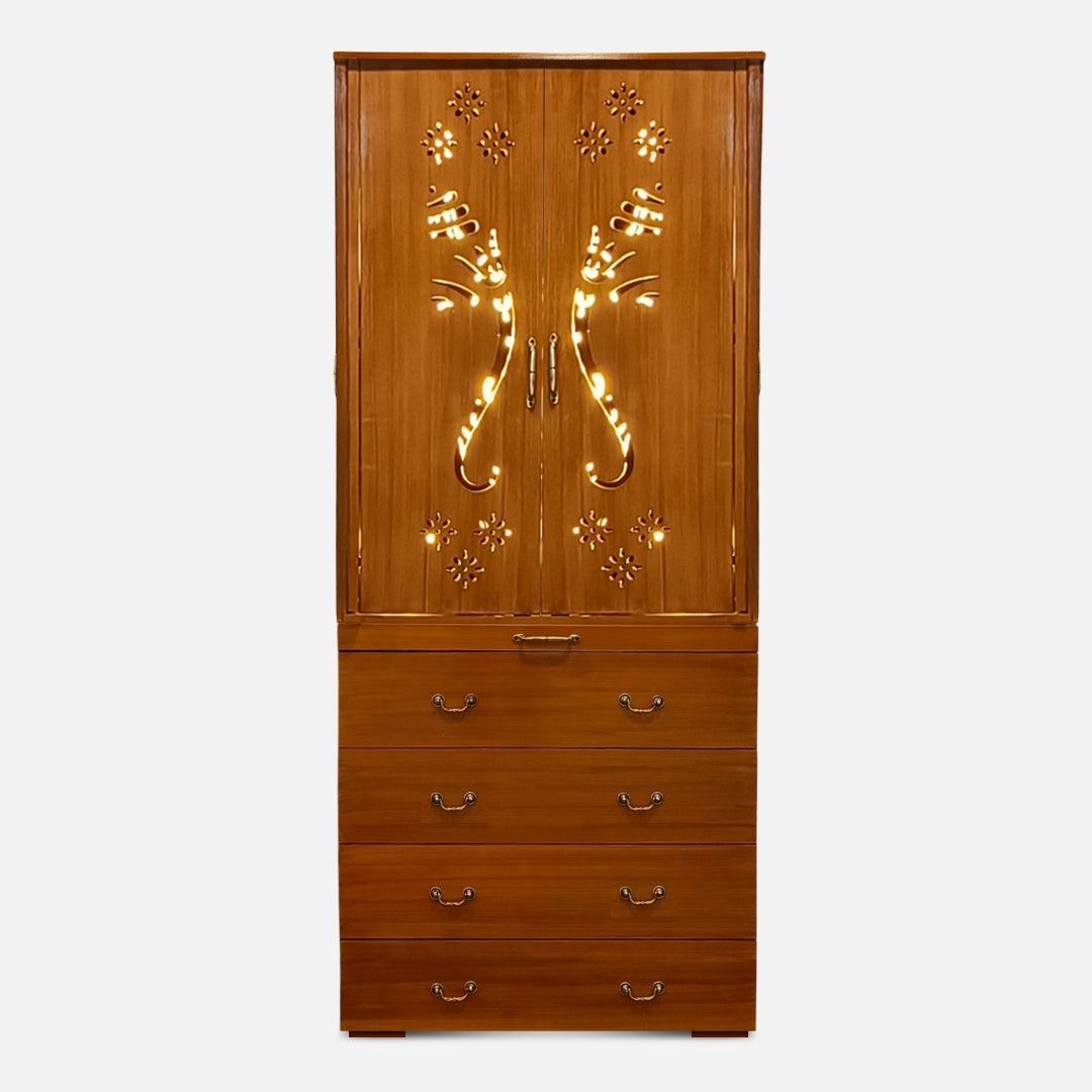 Front  view Anugraha Teak Wood Mandap (Teak) 
