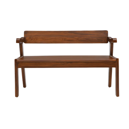 Fynora Teak Wood Bench Front View