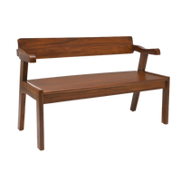 Fynora Teak Wood Bench Side view